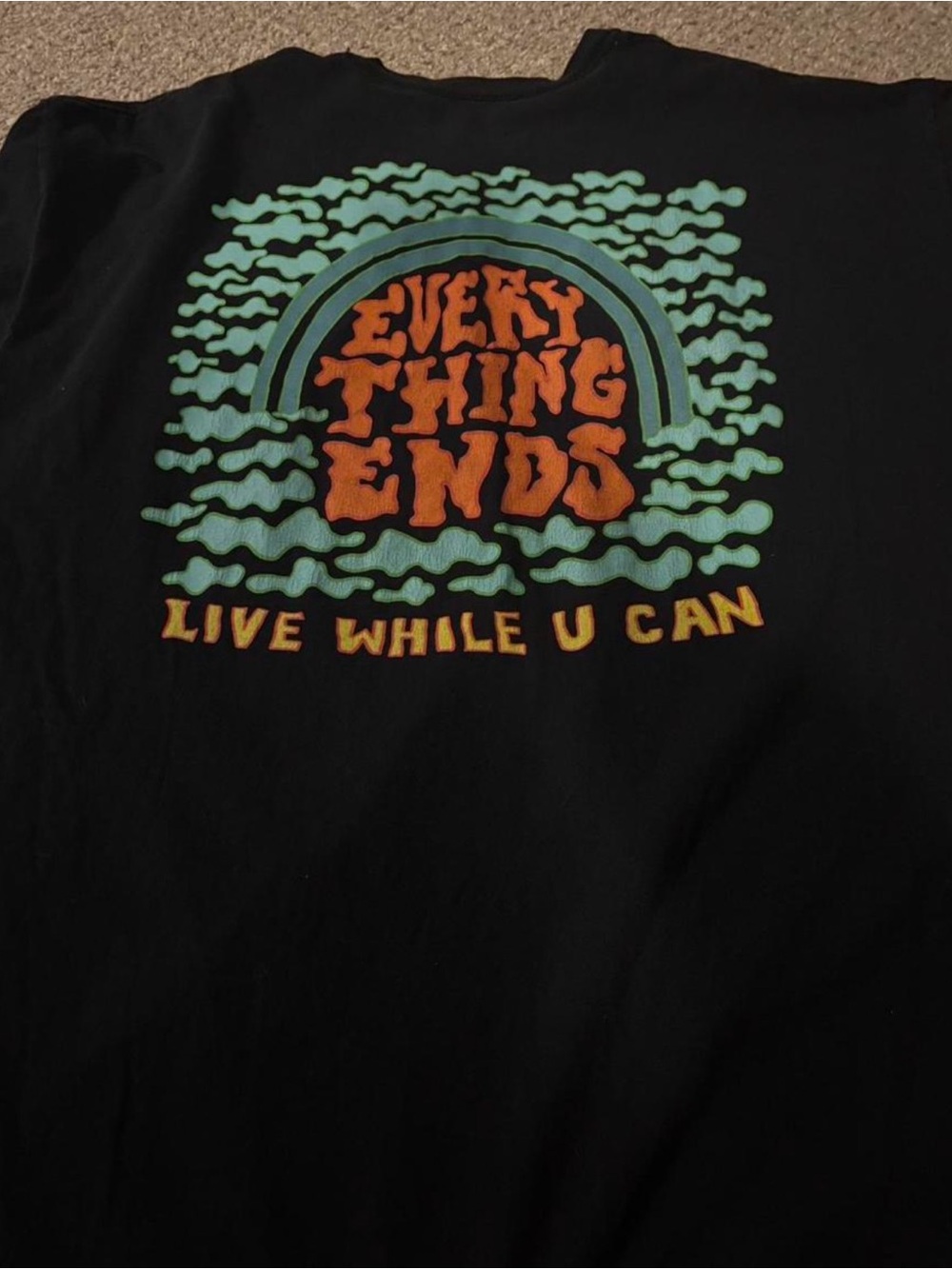 A.LAB black everything ends tee - Picture 3 of 3